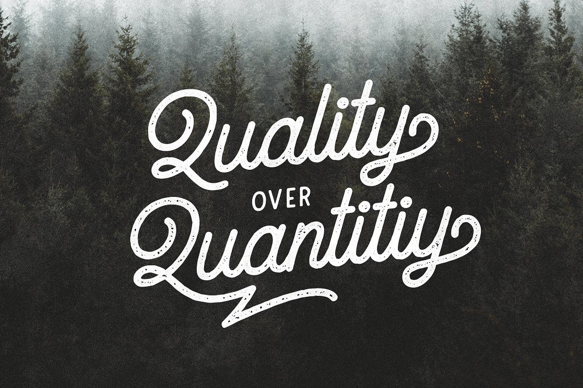 Quality Over Quantity